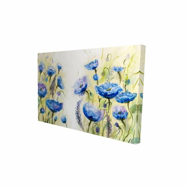 Begin Home Decor 20 x 30 in. Blue Garden-Print on Canvas 2080-2030-FL107